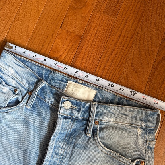 Mother Superior The Tomcat Jeans The Confession Women’s 27 Distressed Denim Blue - Picture 12 of 13